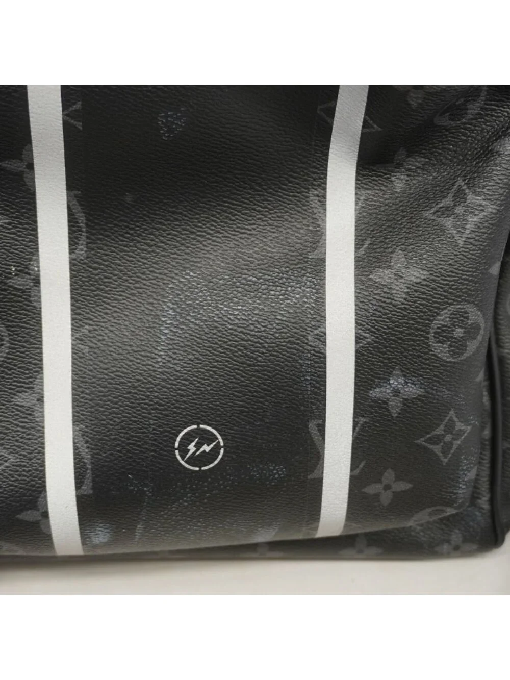 Louis Vuitton Boston Bag Monogram Eclipse Flash Black 2-Way Fragment Design